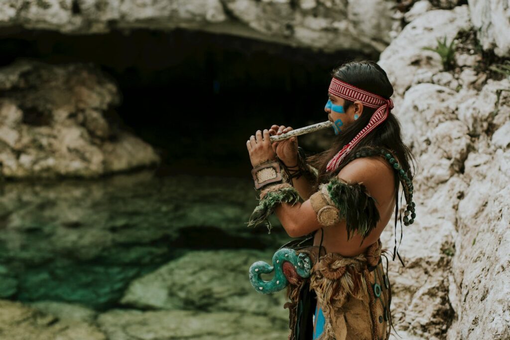 Mayan wedding ceremony in the riviera maya